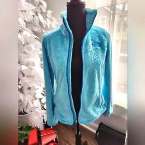 The North Face Osito Aqua Fleece Zip-Up Jacket Womens Small
